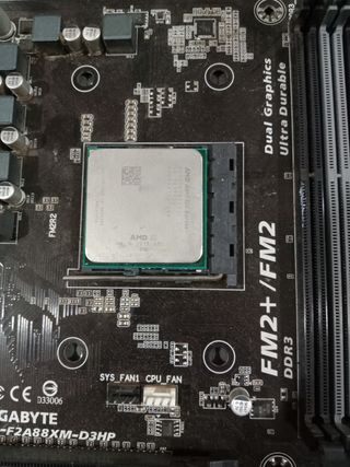 Placa base y procesador SOCKET FM2 / FM2+