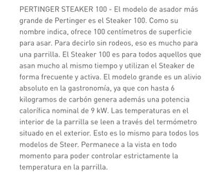 Asador grill horno pertinger