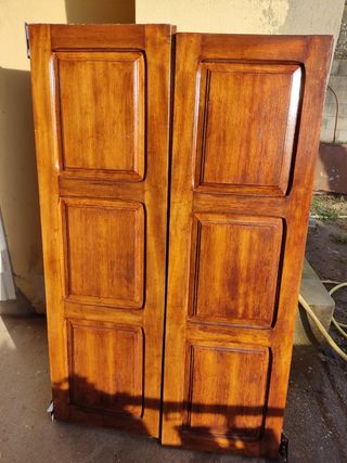 Contraventanas Madera Maciza. Contras. Exterior