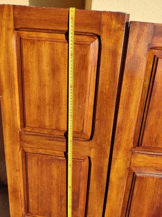 Contraventanas Madera Maciza. Contras. Exterior