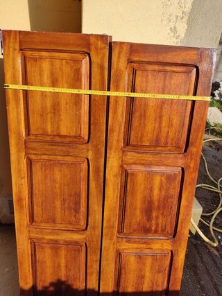 Contraventanas Madera Maciza. Contras. Exterior