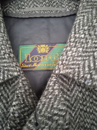 Cappotto lungo uomo pura lana tg.52
