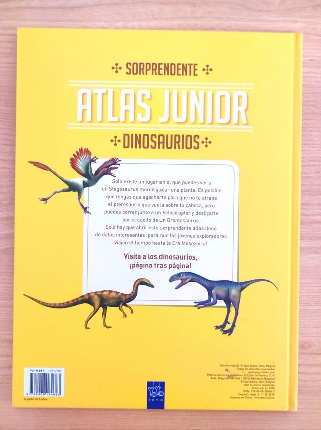 Atlas Juniors Dinosaurios