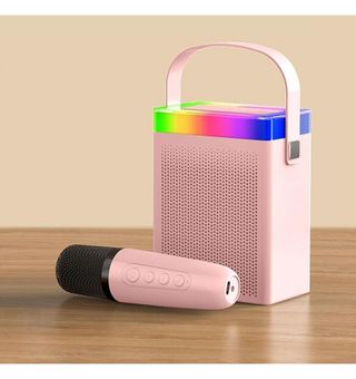 Altavoz con micrófono inalámbrico Karaoke ROSA