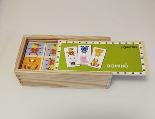 Domino madera animales