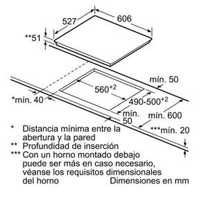 bosch Serie 8 Placa de inducción 60 cm