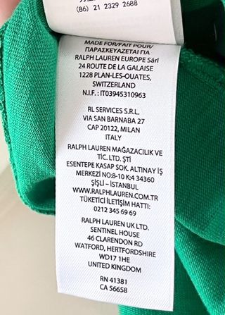 Camiseta est. béisbol Polo Ralph Lauren