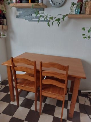 Mesa cocina o comedor madera