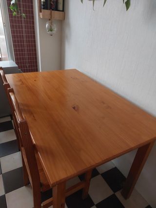 Mesa cocina o comedor madera