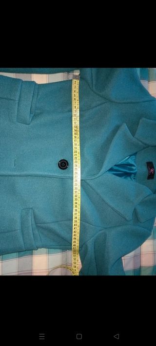Cappottino corto verde petrolio
