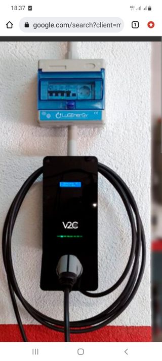 Instalacion de punto de recarga