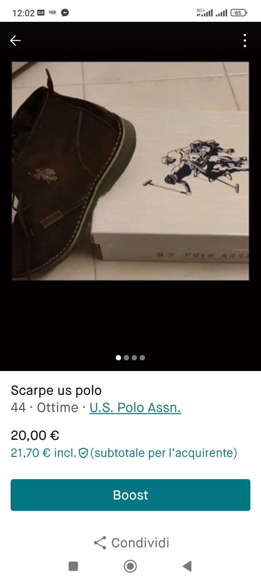 Scarpe us polo