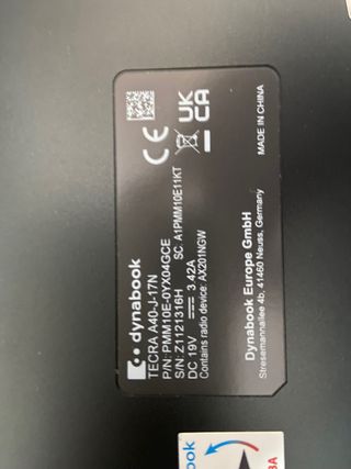 Computer portatile Toshiba Dynabook Tecra