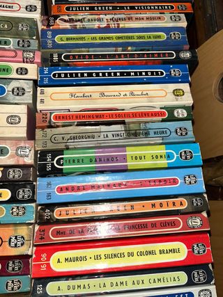 lote de 50 libros francés