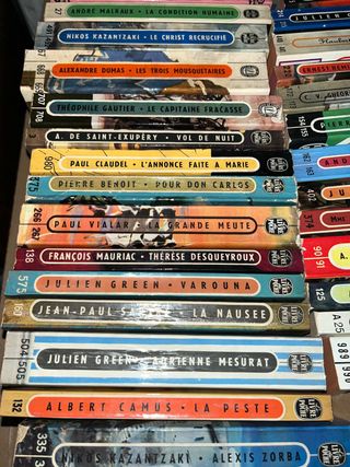 lote de 50 libros francés