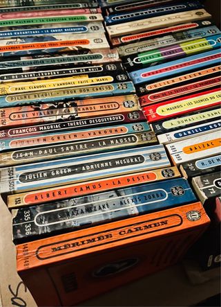 lote de 50 libros francés