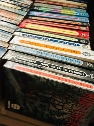 lote de 50 libros francés