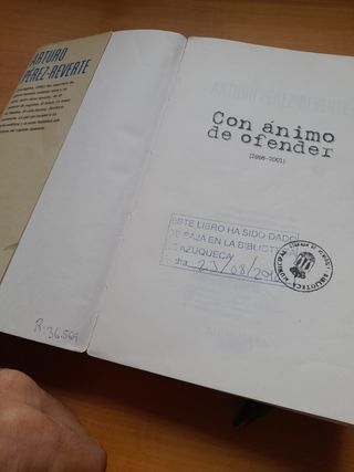 Regalo. Con ánimo de ofender