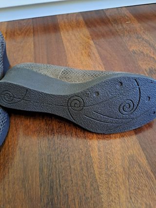 Bailarina de cuña mujer de piel número 38