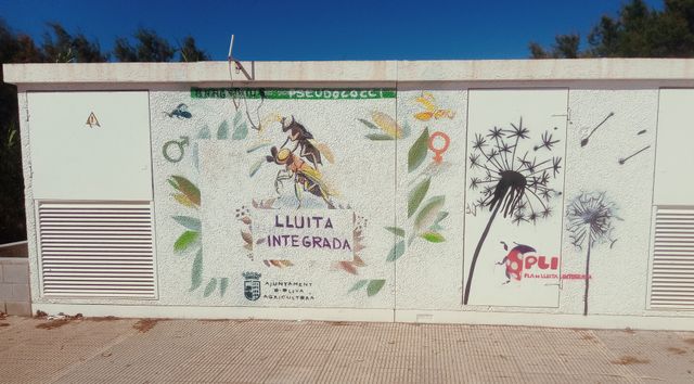 GRAFITI mural para hogar jardín dibujo pared deco