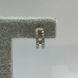 Pendientes aro de oro y brillantes