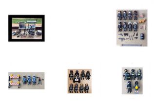 Playmobil mega lote más de 10 sets policias