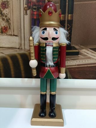 Muñeco CASCANUECES NUEVO 25CM MADERA