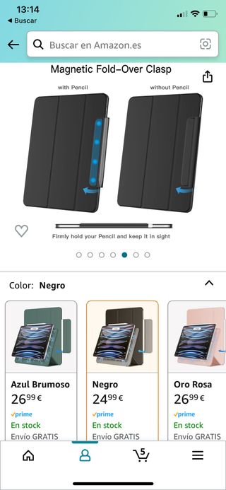 Funda Magnética para iPad Pro 12,9 Pulgadas