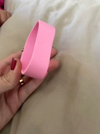 reloj marea rosa correa de goma