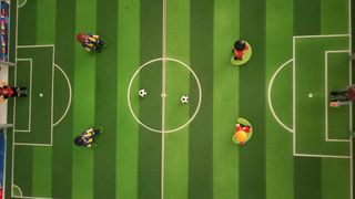 Futbolin playmobil