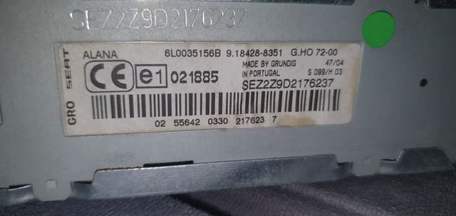 Radio CD original Seat Ibiza 2004