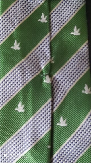 Corbata Brooksfield verde Rayas 