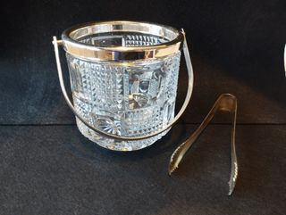 Cubitera de cristal tallado