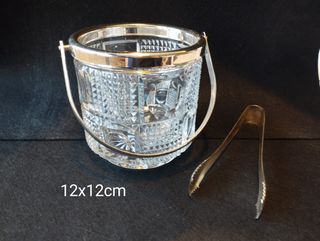 Cubitera de cristal tallado