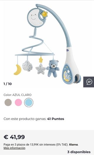 Móvil de cuna y minicuna