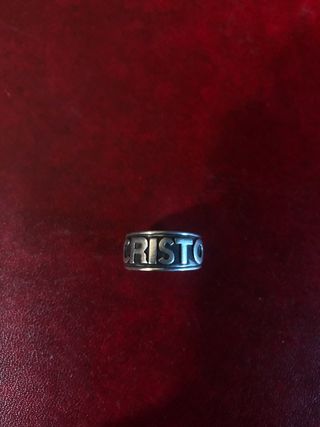Anillo de plata de ley