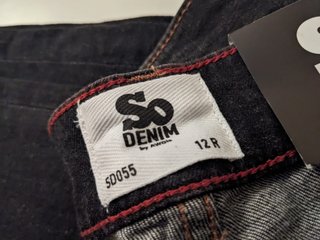 Pantalón vaquero denim mujer skinny, negro T 40