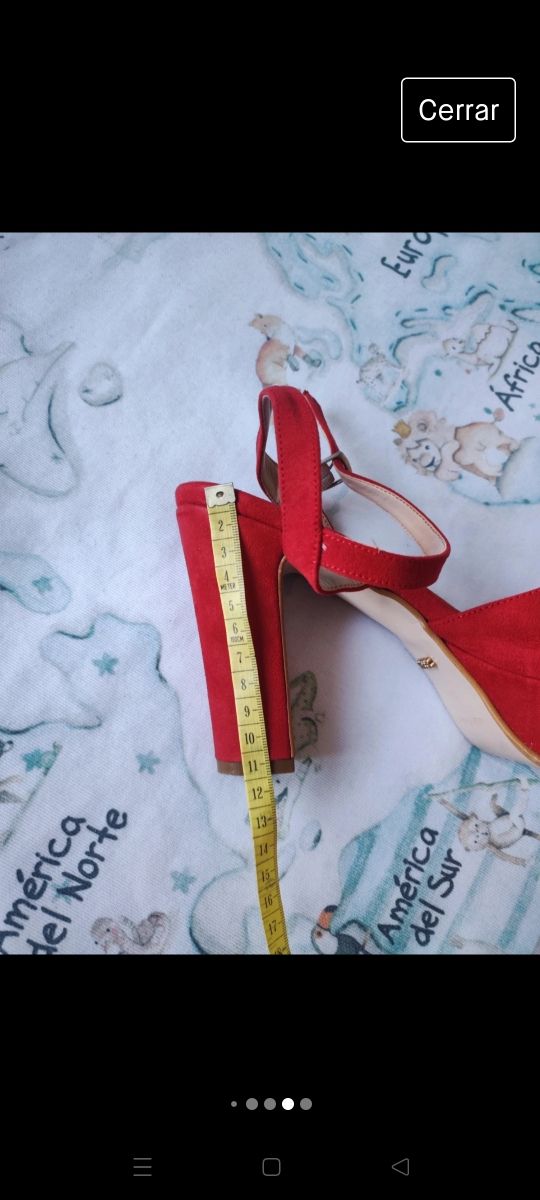 Sandalia piel plataforma