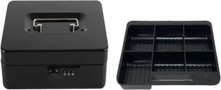 Caja de seguridad (15.2x11.5x8cm, Negro) Marca: CO