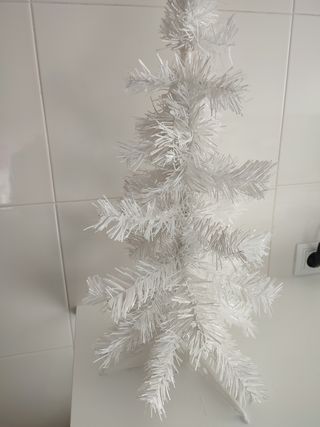 Árbol Navidad blanco pequeño