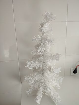 Árbol Navidad blanco pequeño