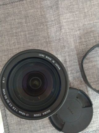 Objetivo Sigma 17-50 mm