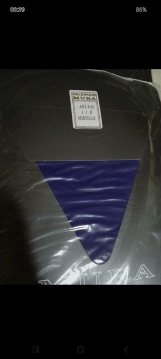 5 Collant Mura 40 den. mirtillo