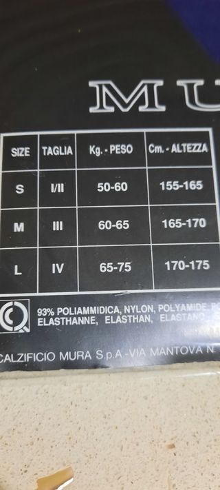 5 Collant Mura 40 den. mirtillo