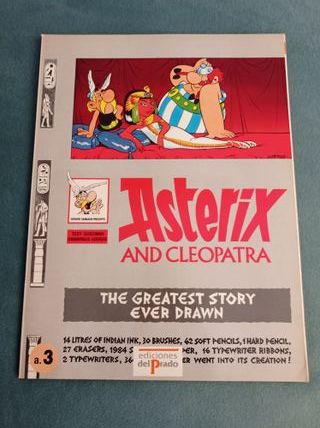 3 libros en inglés de Asterix ediciones del Prado