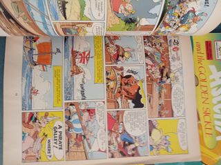 3 libros en inglés de Asterix ediciones del Prado