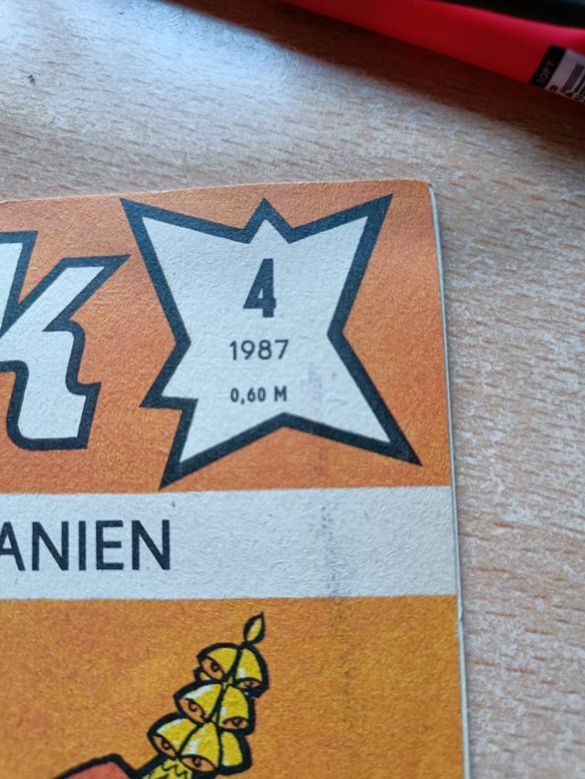 Comic de Alemania Oriental de 1987