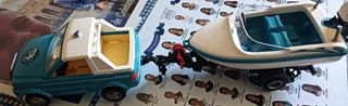 Coche con remolque de Playmobil