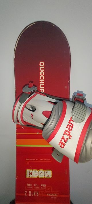 Taula snowboard y fijaciones