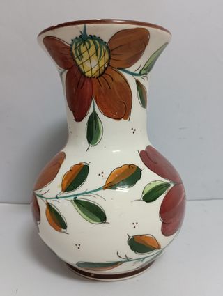 FLORERO CERAMICA MANISES, SELLADO.